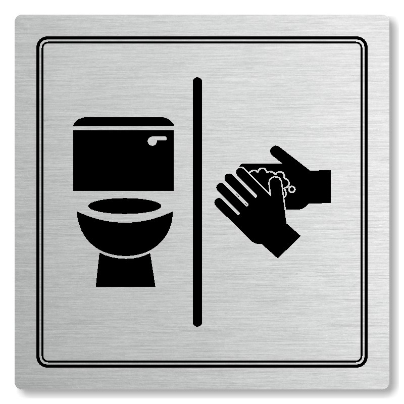 Piktogram WC, umývárna